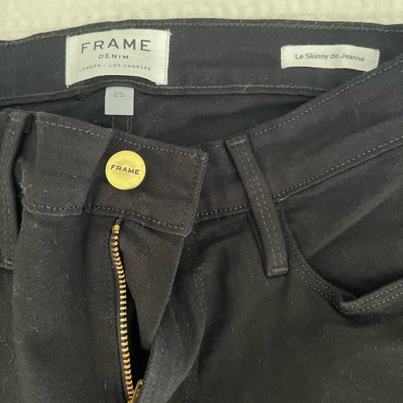 Frame Black Le Skinny de Jeanne Jeans - Picture 2 of 4